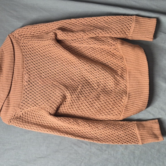 J. J. Women's Tan Knitted Cardigan with Button Accent Medium - Picture 10 of 10